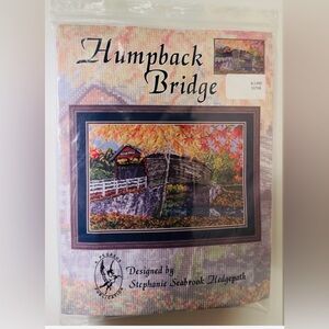 Humpback Bridge" counted cross stitch kit designed by Stephanie Seabrook H